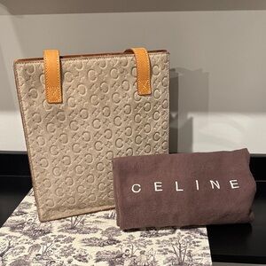 Celine Vintage Suede Tote Bag